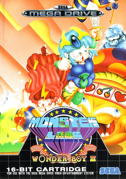 Wonder Boy III: Monster Lair box art for Sega Mega Drive